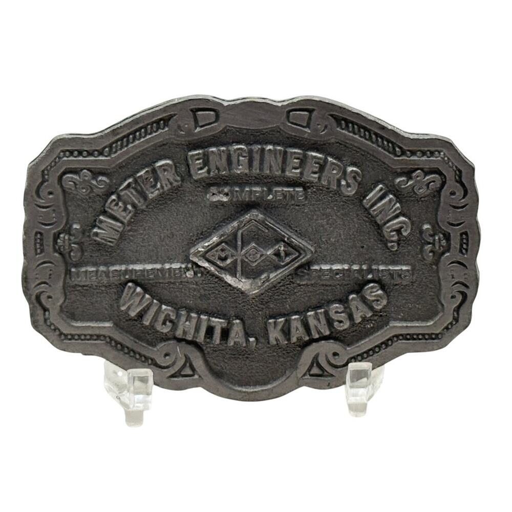 Vintage Hit Line USA Lead Miners Inc. Wichita Kansas Occupational Belt Buckle